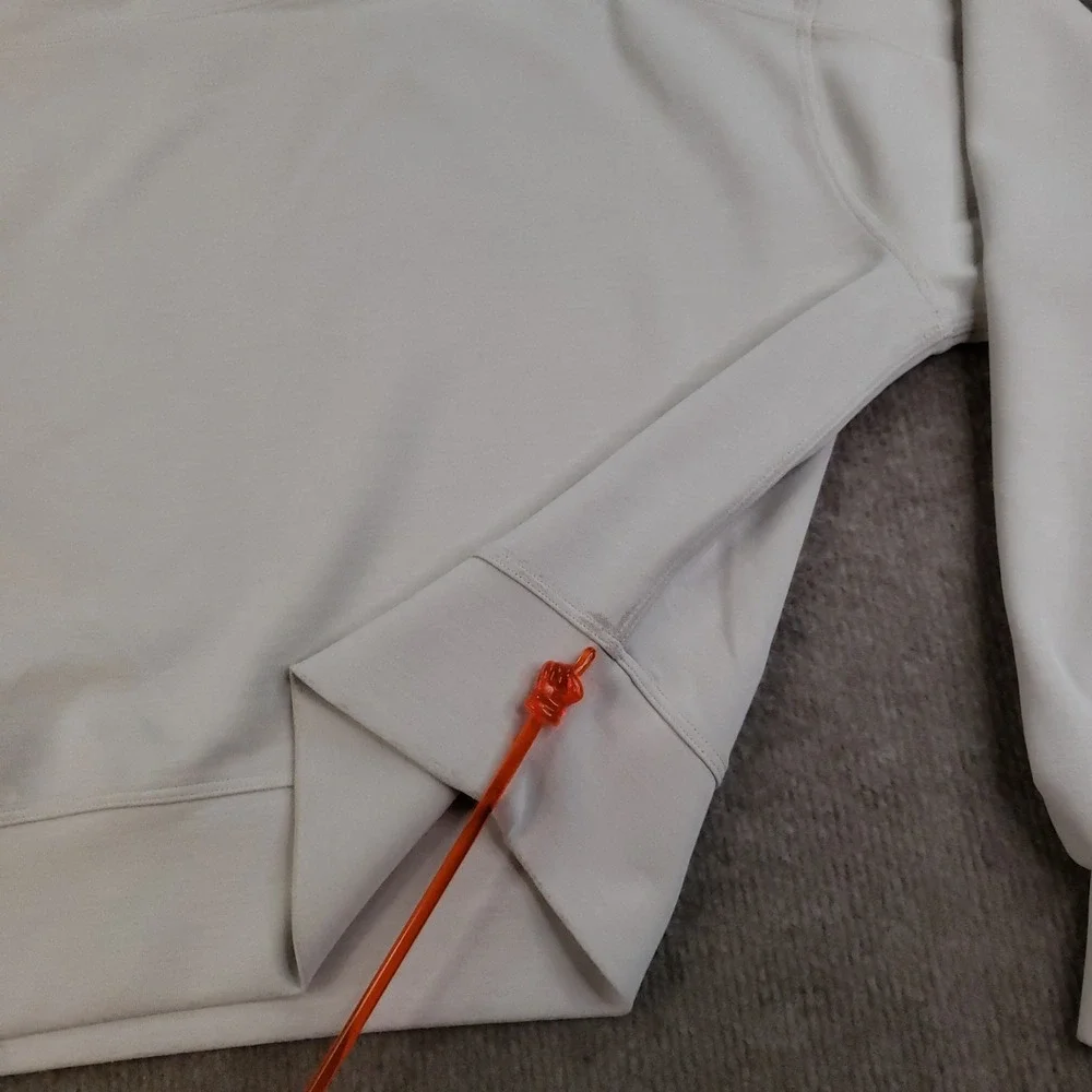 Lululemon Softstreme Sweatshirt Womens Medium Beige Oversized Cropped‎ Crew Neck